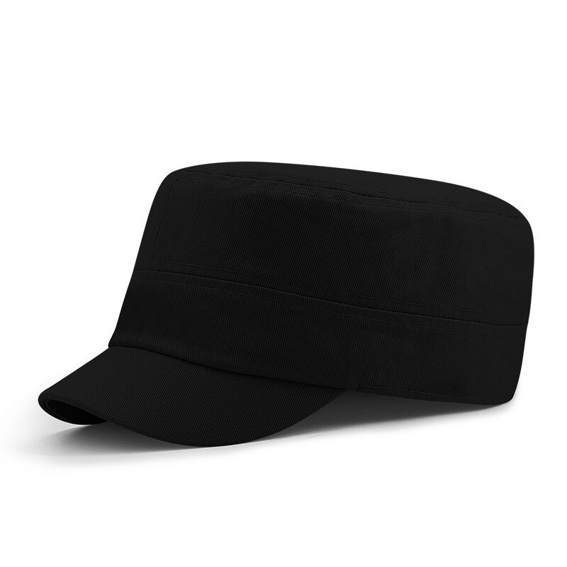 Big Size Sun Hats Full Close Flat Army Cap Male Short Peaked Fitted Baseball Cap eBay