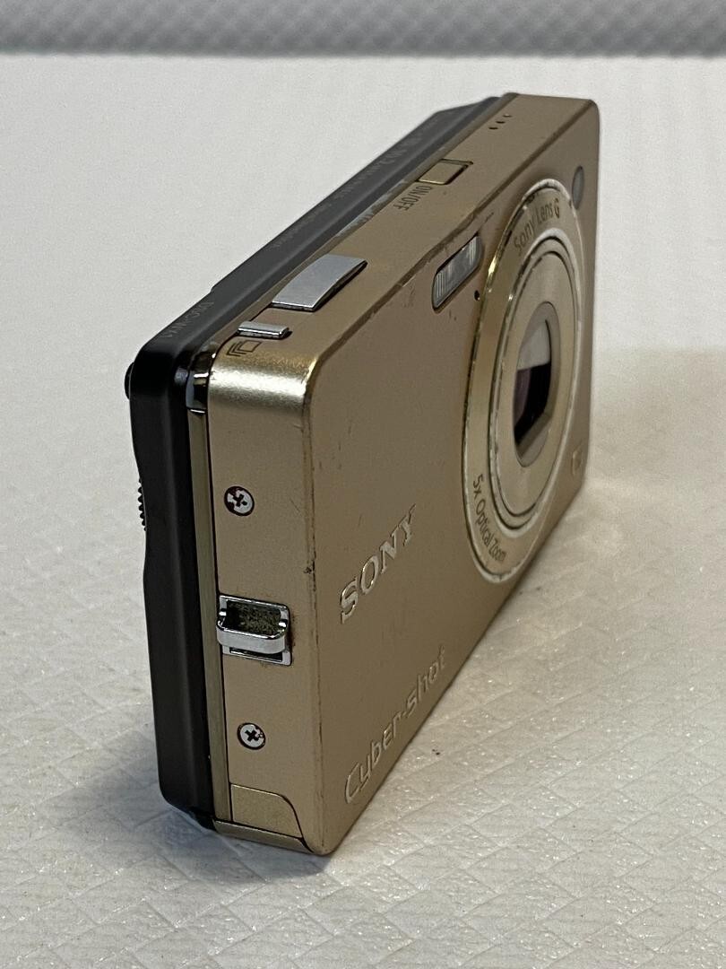 SONY Cyber-Shot DSC-WX1 Digital Camera Gold For parts