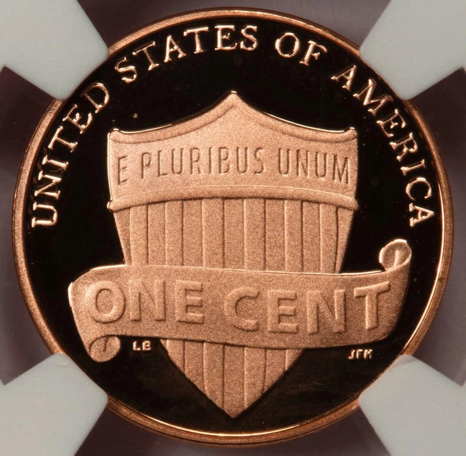 2019 W NGC PF69RD Obverse Struck Thru Proof West Point Shield Cent Mint Error - Image 4 of 4