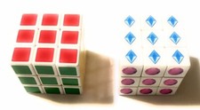 Set of 2 Mini Puzzle Cube