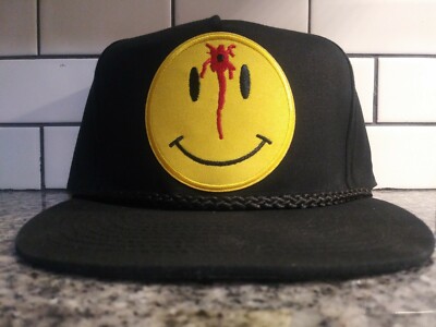 Smiley Face Gunshot Trucker Hat Vintage Style Ebay
