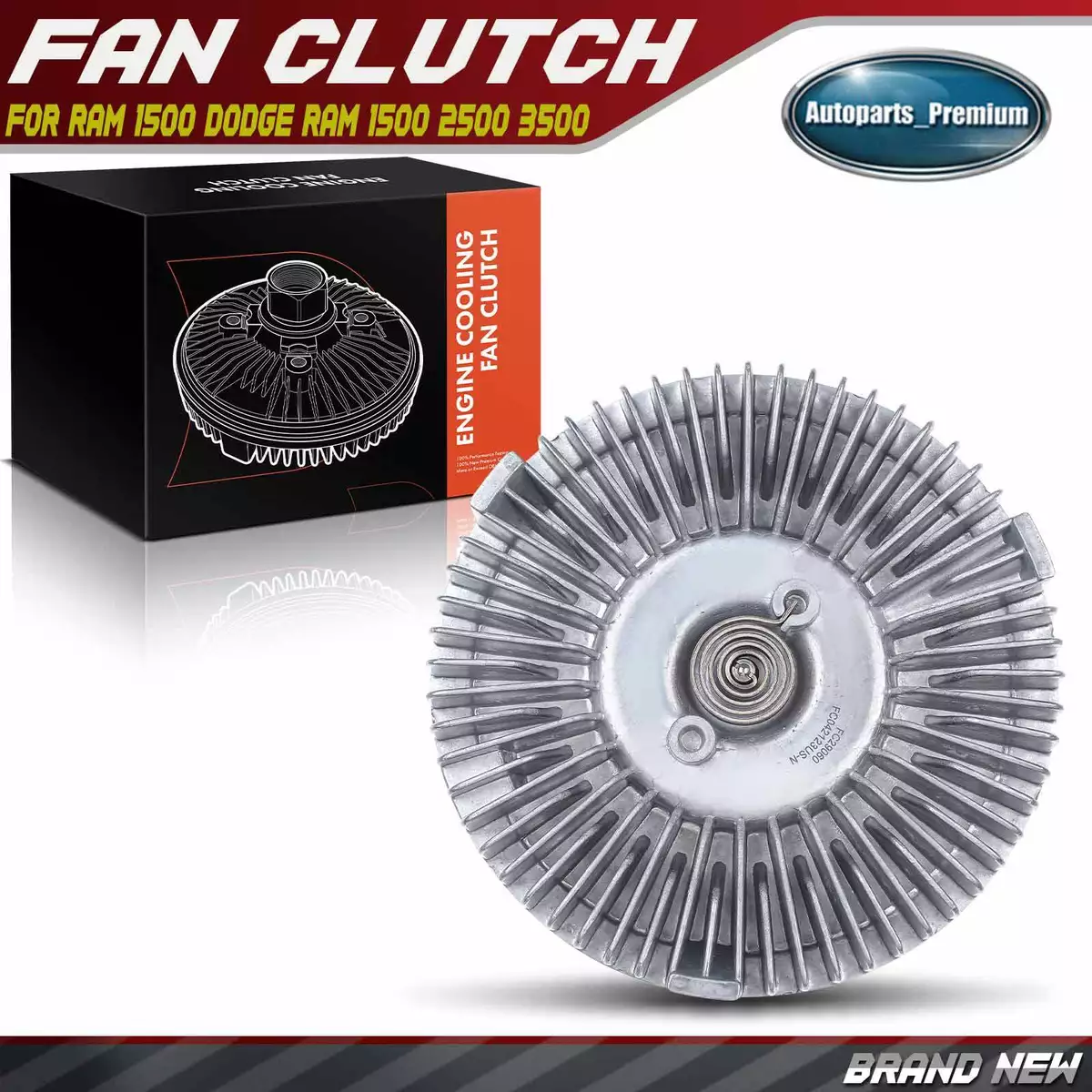 Radiator Fan Clutch for Dodge Ram 1500 2500 3500 Pickup 4000 2009