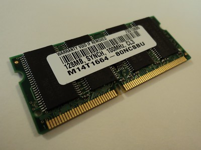 Samsung RAM Memory Stick 128MB 100MHz CL3 K4S281632D-TC1L M14T1664