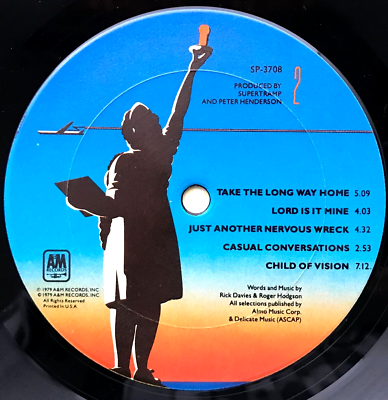 LP Supertramp Breakfast In America 00600753454589 A&M Records 未開封 /00260 SUPERTRAMP 