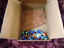 Vintage Bag of Marbles Some are TLC From Estate Sale