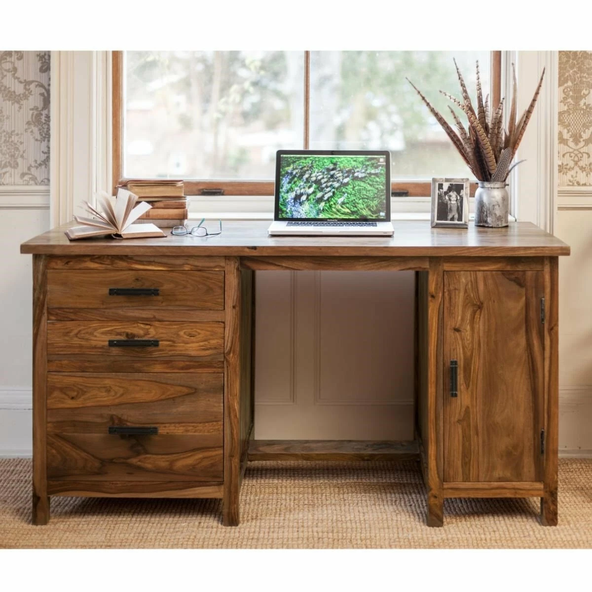 FRENCH STYLE HANDMADE WOODEN OFFICE DESK FURNITURE