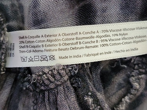 NEW Free People Adella Slip Swing Women's Dress Black/gray Tie dye XS-NWT - Picture 7 of 8