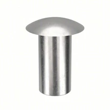 1/16"X1/8" Steel Zinc Oval Head Semi-tubular Rivets -  CHOOSE YOUR QTY