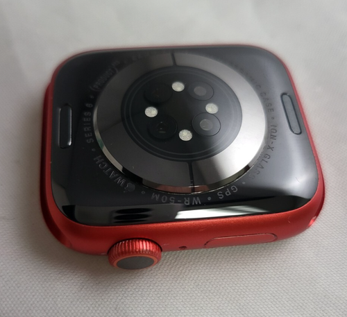 Apple Watch Series 6 44MM RED with new original Black Band H024 - Picture 8 of 9