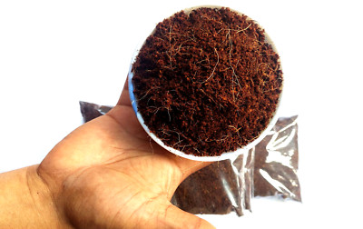 Coconut Coir plant growing Media Coco Fiber Potting Nursery Soil coco based 100g