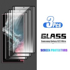 For Samsung Galaxy S24 Ultra S23 Plus S22 S21 Tempered Glass Screen Protector