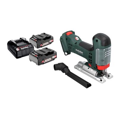 Metabo STA 18 LTX 100 Stichsäge 18 V 100 mm Brushless + 2x Akku 2 Ah + Ladegerät
