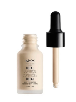 NIB NYX PROFESSIONAL MAKEUP Total Control Drop Foundation 0.43 fl oz - TCDF01 Pa