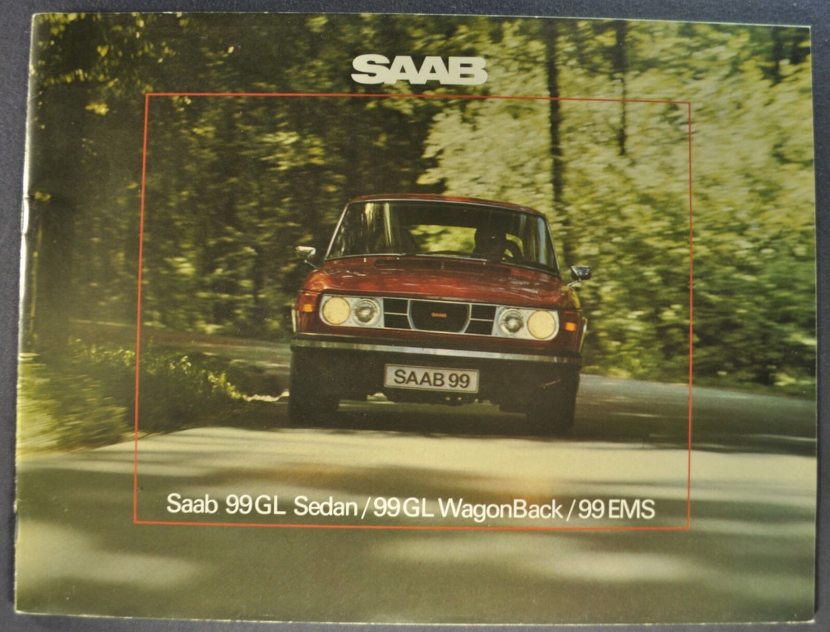 Bugpack Performance Products カタログ 1976年 1976 Saab Catalog Brochure 99 EMS GL Sedan WagonBack Excellent