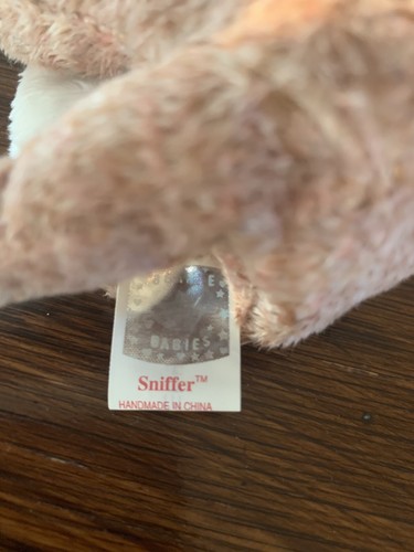 Ty 2000 SNIFFER the beagle Hundemütze Baby, neu mit Etikett, Vintage, Erstbesitz - Bild 5 von 9