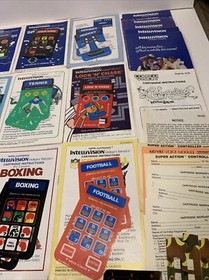 Intellivision Games Lot of 15 with Manuals & Loose Papers &ndash; Vintage
