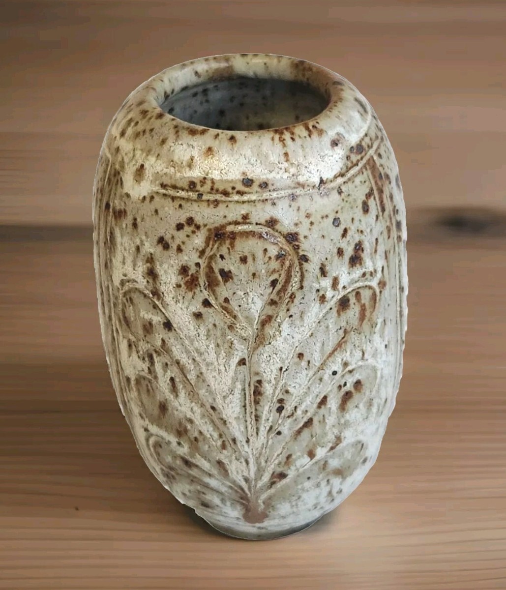 Vintage 1976 Stoneware Vase Signed & Dated | eBay