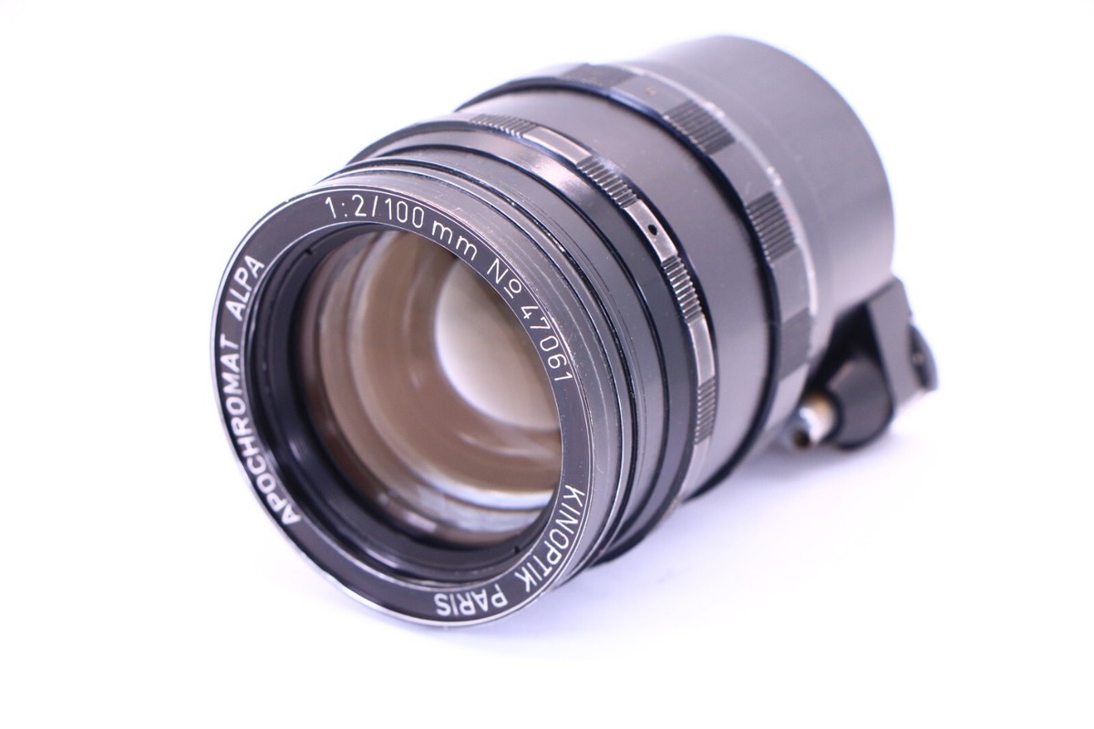 APOCHROMAT ALPA 2/100 KINOPTIK PARIS FRANCE 100MM F2 LENS