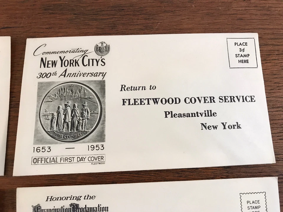 First Day Issue Cover Letters Lot of 5 NYC USAF Lincoln Franklin Liberty USA - Image 3 of 4