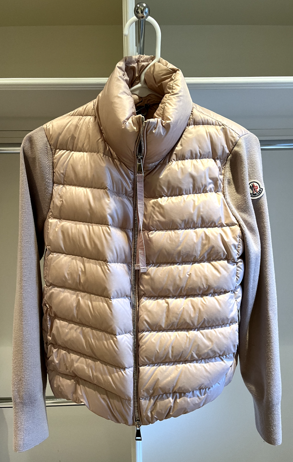 Moncler Womens Wool Padded Cardigan XS New Condition $1125 Retail