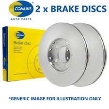 2x Comline 380mm Vented OE Quality Replacement Brake Discs (Pair) ADC1256V