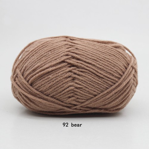 88Colors 50g/rotolo 5 strati latte cotone uncinetto maglia filato palla per fai da te fatto a mano - Foto 99 di 99