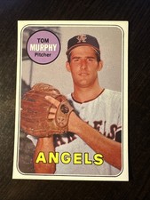 1969 TOPPS #474 TOM MURPHY RC CALIFORNIA ANGELS NM *Hot Corner Vintage*