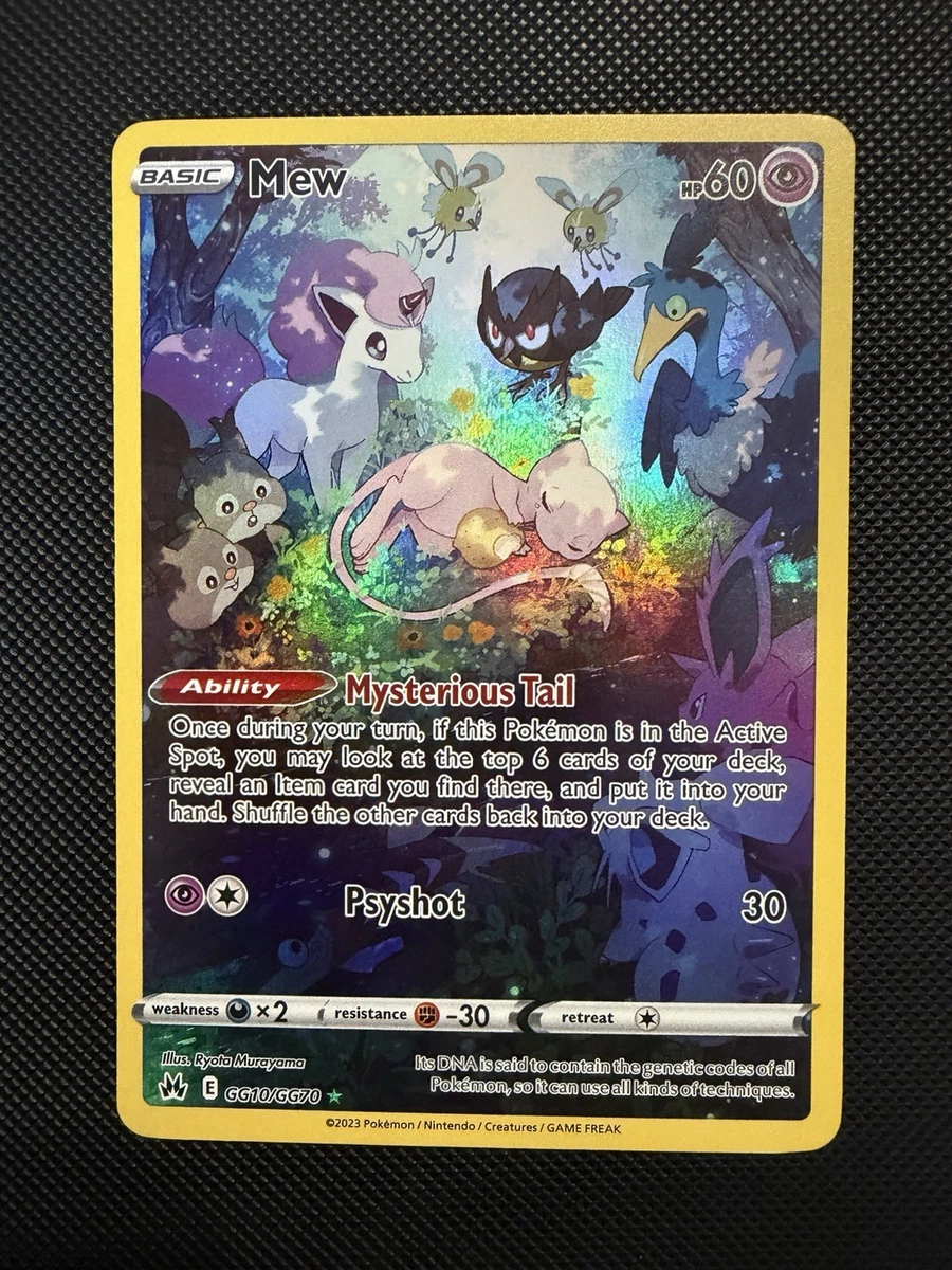 Mew GG10/GG70 Crown Zenith: Galarian Gallery for sale | eBay