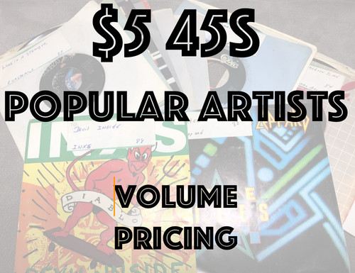 $5 45s - Popular Artists Jukebox 45s -G to NM Cond. -Flat $5.00 Shipped