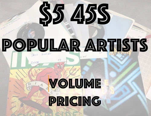 $5 45s - Popular Artists Jukebox 45s -G to NM Cond. -Flat $5.00 Shipped