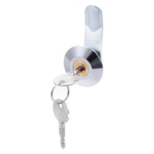 3/8" Cylinder Cam Lock Zinc Alloy Brass Core w Cross Keys, Keyed Different