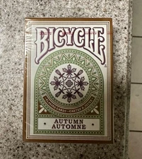 BICYCLE Autumn Green Playing Cards 2016 by The US Playing Card Co NEW/SEALED E17