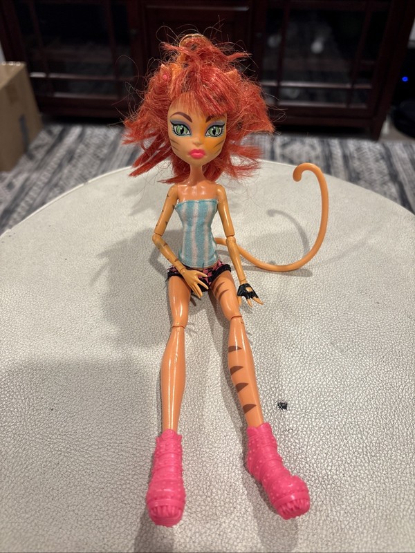 Monster High Ghoul Sports Toralei Stripe Doll With Red Hair No Accessories
