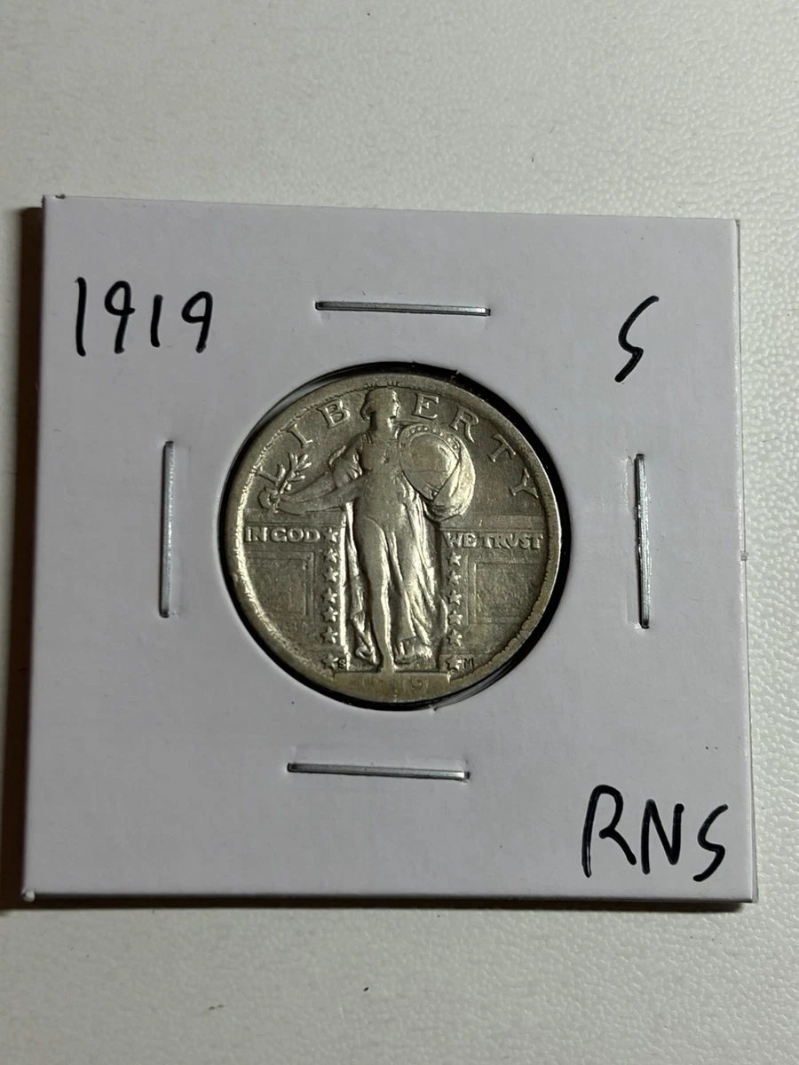 25+ Circulated Standing Liberty US Quarters (1916-1930) for sale