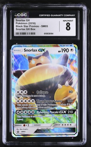 Snorlax-GX graded CGC 8 for sale on eBay