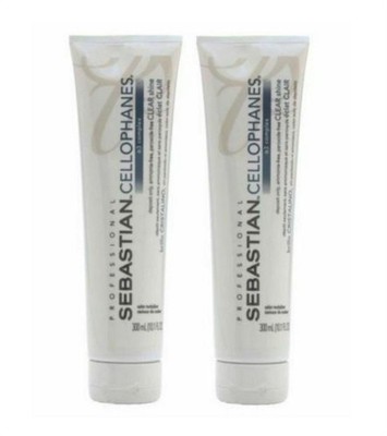 Sebastian Cellophanes Clear Shine Hair Gloss 10.1oz - 2 PACK - FREE SHIPPING