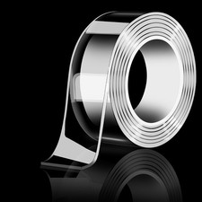 Reusable Nano Adhesive Tape Double-Sided Traceless Washable Gel Tape Anti-Slip