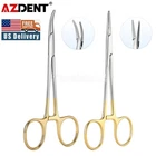 Dental Surgical Hemostat Forceps Instrument Curved & Straight Head