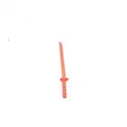 GREAT 1991 Vintage G.I. Joe SNAKE EYES Neon Orange Sword Accessory Part Piece