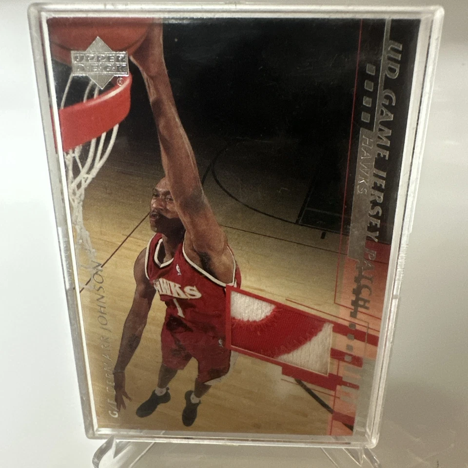 Lot Of 4 Hawks 2000-03 UD RC DerMarr Johnson Floor & Jersey, Jason Terry Floor - Image 3 of 4