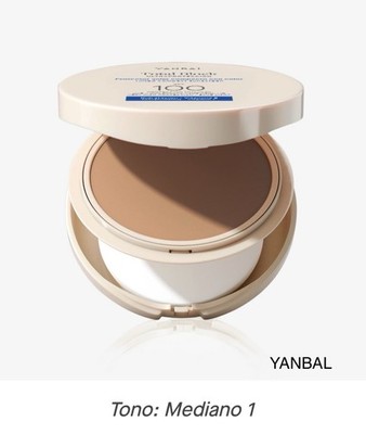 Tinted Compact Sunscreen -Total Block Compacto Tono Mediano 1 SPF 100 by  Yanbal