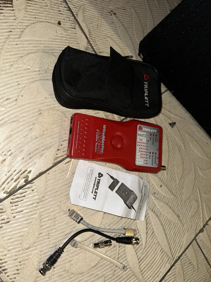 Triplett WireMaster XR-5 3260 5 电缆测试仪 发射器 LAN RJ-45, RJ-11, BNC — 第 4/4 张图片