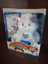 25th Anniversary Care Bear with Swarovski Crystal Eyes w/ DVD  2007 New in box