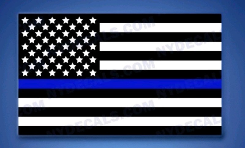 3x5 USA Police Thin Blue Line Flag Memorial Law Enforcement FLAG  HONOR! PRIDE