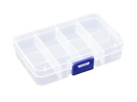 Sortierkasten 8 FäCher Transparent 116X70X23Mm Kleinteilebox Aufbewahrungsbox