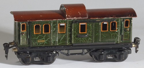 MÄRKLIN Spur 0 Blecheisenbahn Gepäckwagen vierachsig #18890 | Condition: Gebraucht