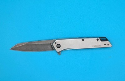 Kershaw Misdirect Flipper Knife 2.9'' BlackWashed Reverse Tanto Blade - 1365