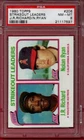 Nolan Ryan JR Richardson 1980 Topps # 206 Strikeout Leaders PSA 8 NM-MT