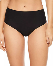 NEW 22 CHANTELLE INTIMATES SOFT STRETCH HIGH WAIST THONG BLACK OS