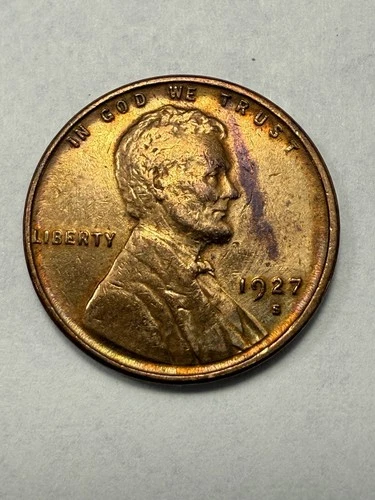 ** 1927-S LINCOLN CENT- VF+  (UPGRADE THAT SPOT IN YOUR SET)  PRICED TO SELL **